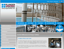 Tablet Screenshot of plungerstahlbau.com